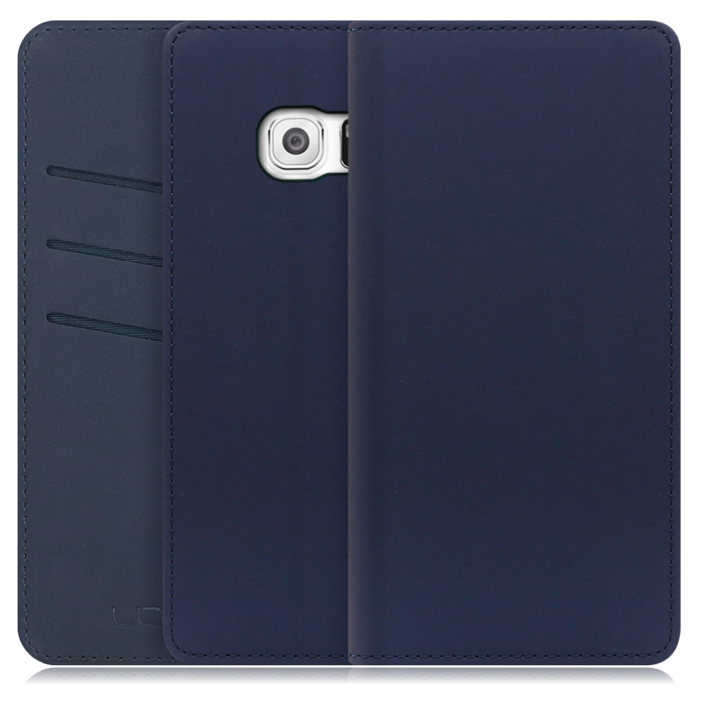 LOOF SKIN Series Galaxy S6 / SC-05G ギャラクシー 用 [ネイビー] ケース カバー 手帳型ケース スマホケース ブック型 手帳型カバー カードポケット カード収納
