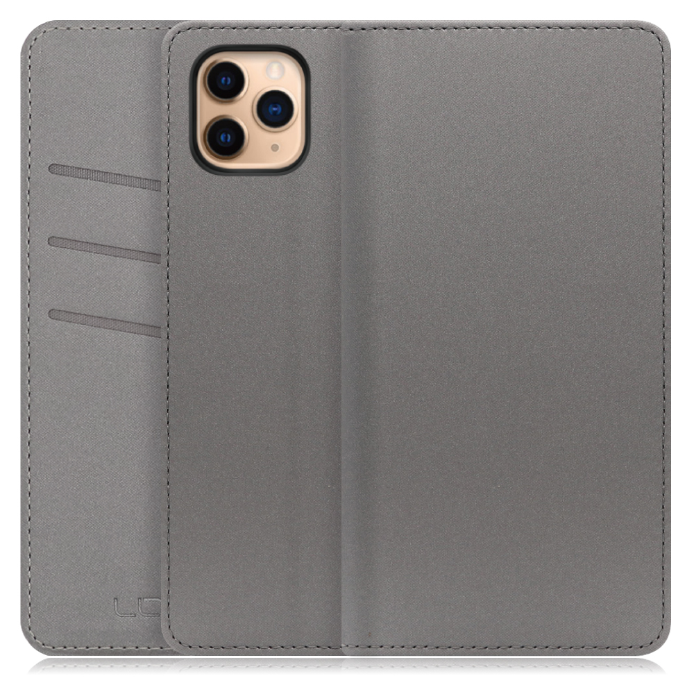 LOOF SKIN Series iPhone 11 Pro Max アイフォン 11 プロ マックス 用  [グレー] ケース カバー 手帳型ケース スマホケース ブック型 手帳型カバー カードポケット カード収納