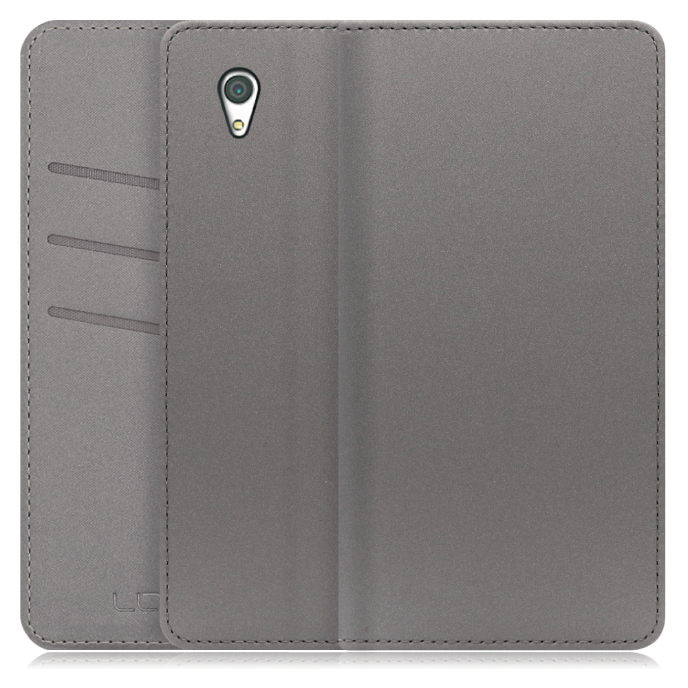 LOOF SKIN Series Xperia Z4 / SO-03G / SOV31 用  [グレー] ケース カバー 手帳型ケース スマホケース ブック型 手帳型カバー カードポケット カード収納