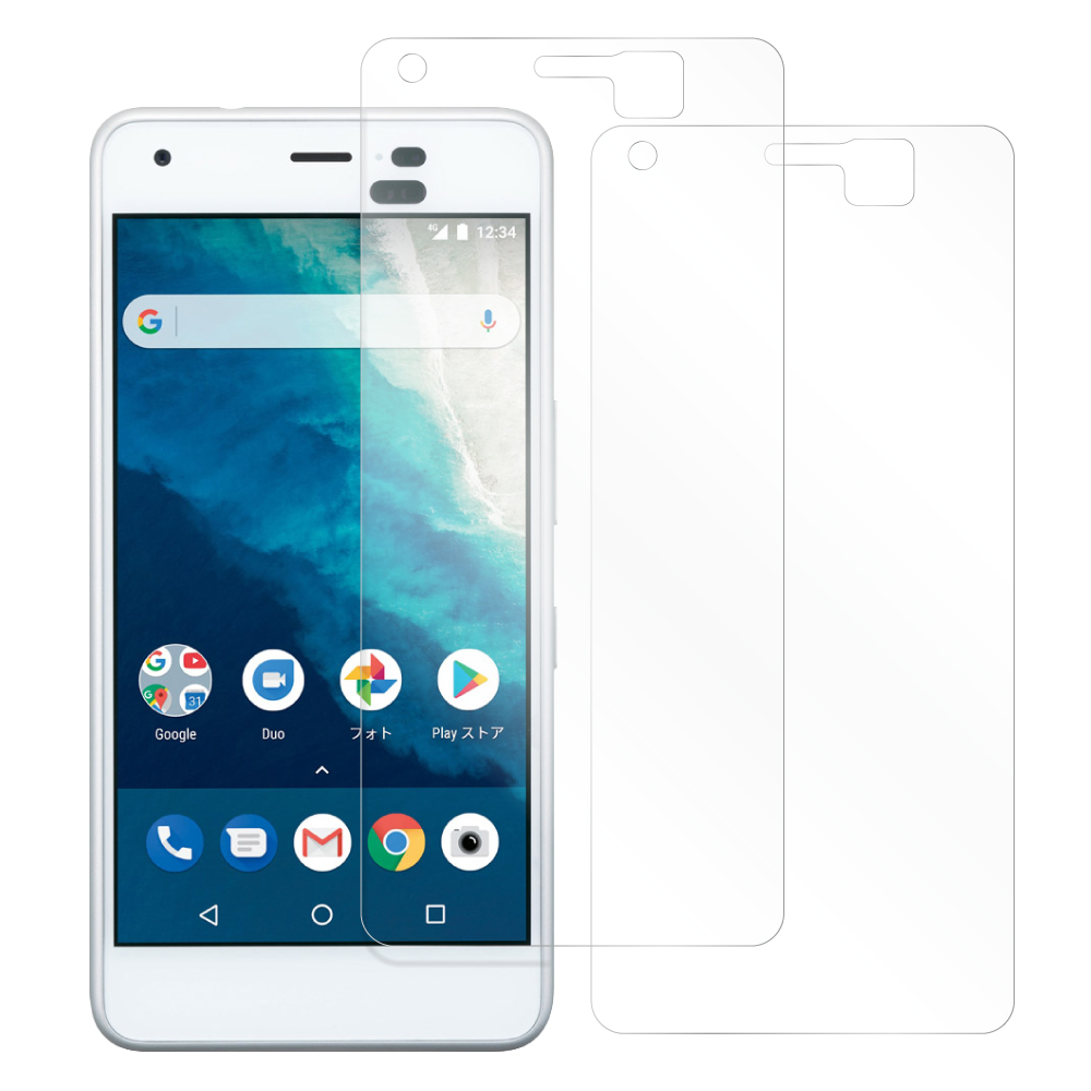 [2枚入り] LOOF Android One S4 用 保護フィルム 簡単貼り付け 画面保護 ソフトフィルム 気泡なし 傷防止 割れ防止 ゲーマー向け 反射防止 [Android One S4/マット仕様]