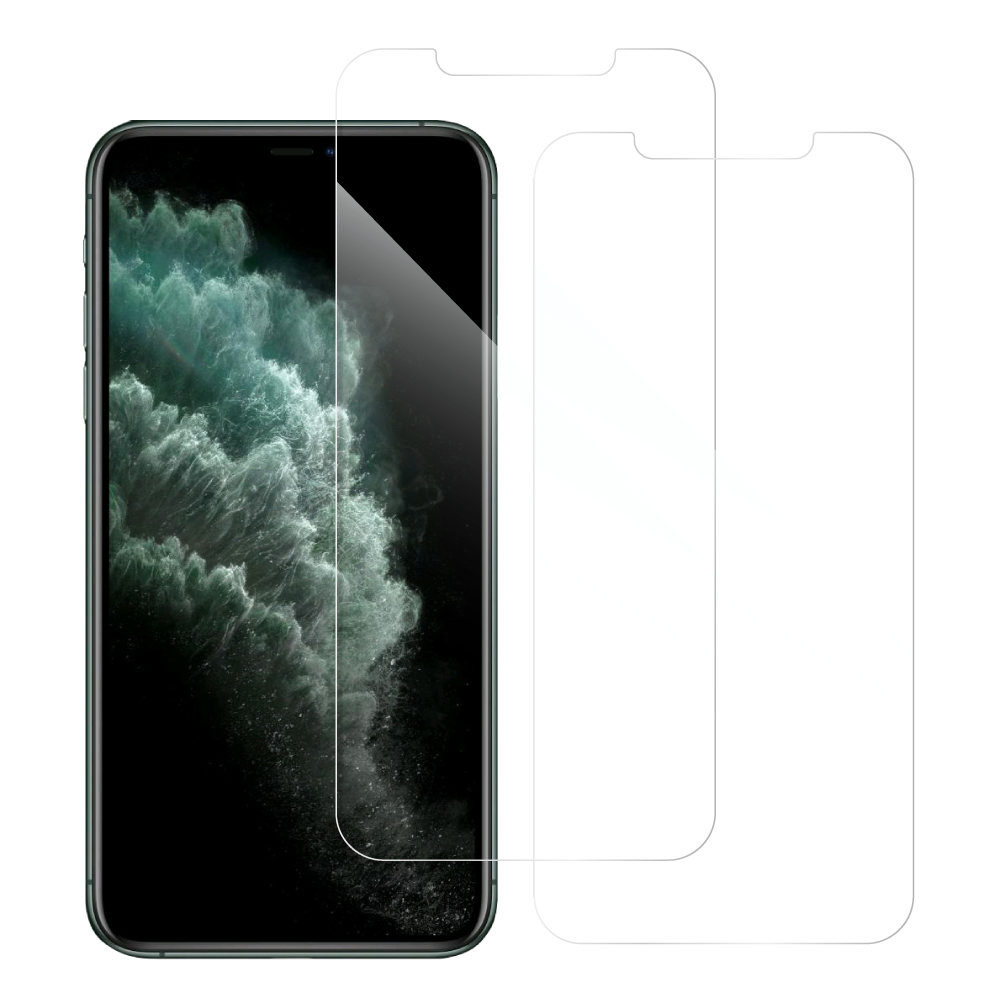 [2枚入り] LOOF iPhone 11 Pro Max 用 保護フィルム 簡単貼り付け 画面保護 ソフトフィルム 気泡なし 傷防止 割れ防止 高透過率 [iPhone 11 Pro Max/クリア仕様]