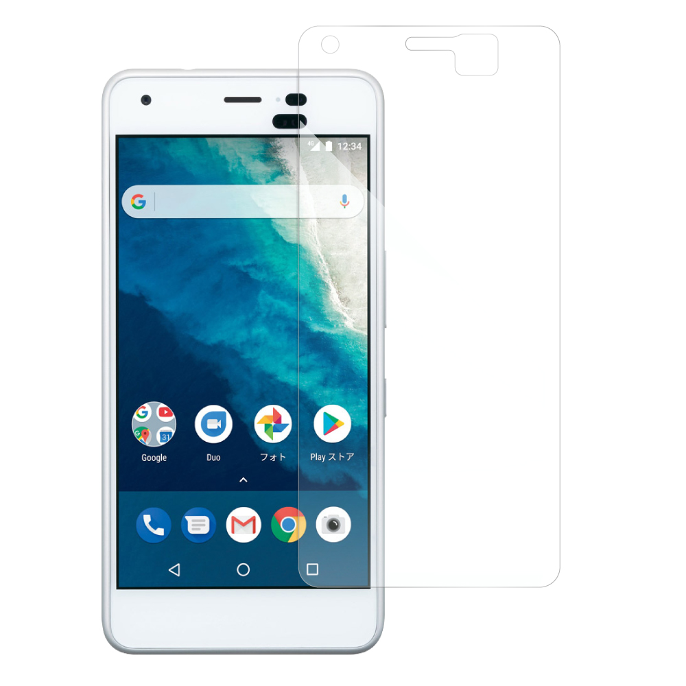 [1枚入り] LOOF Android One S4 Androidone S4 androidoneS4 フィルム 保護フィルム 反射防止 簡単貼り付け 画面保護 ソフトフィルム 傷防止 割れ防止 指紋防止 紫外線硬化 UV硬化 [ Android One S4 ]