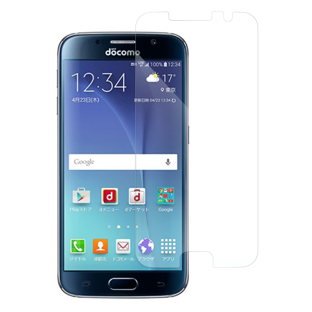 [1枚入り] LOOF Galaxy S6 SC-05G galaxys6 フィルム 保護フィルム 反射防止 簡単貼り付け 画面保護 ソフトフィルム 傷防止 割れ防止 指紋防止 紫外線硬化 UV硬化 [ Galaxy S6 ]