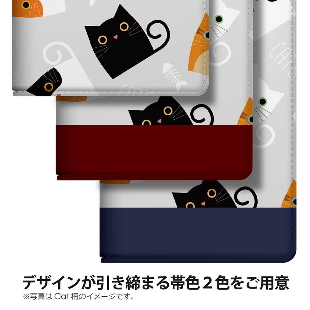 LOOF SELFEE AQUOS R3 用 高品質 手帳型ケース カード収納付き ベルトなし [パターン柄]